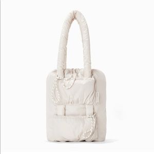 Dagne Dover Kal Puff Drawstring Tote - Moonbeam